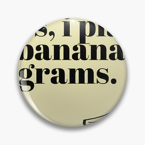 Item preview, Yes I Play Banana Grams Yellow designed and sold by KristenVela.