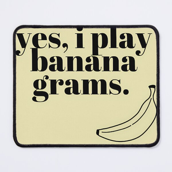 Item preview, Yes I Play Banana Grams Yellow designed and sold by KristenVela.
