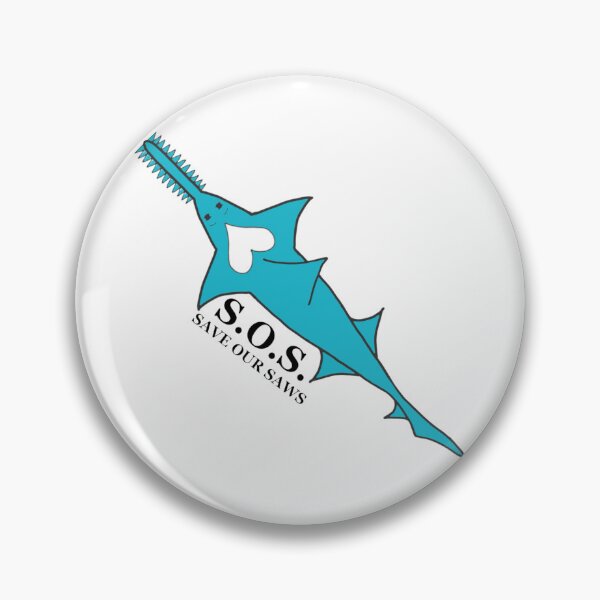 Item preview, SAVE OUR SAWS Coastal Teal Heart Saw designed and sold by Allysha Lazar.
