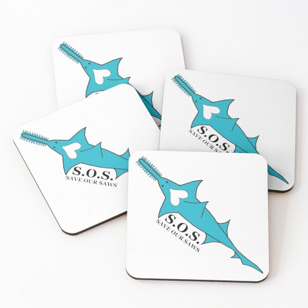 Item preview, SAVE OUR SAWS Coastal Teal Heart Saw designed and sold by Allysha Lazar.