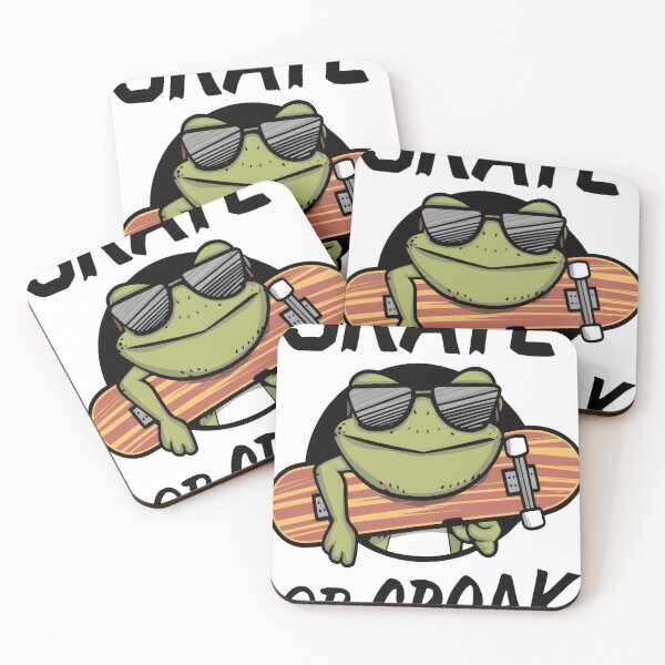 Artikelvorschau, Skate Or Croak Lustiger Tism-Frosch entworfen und verkauft von KitonicTees.