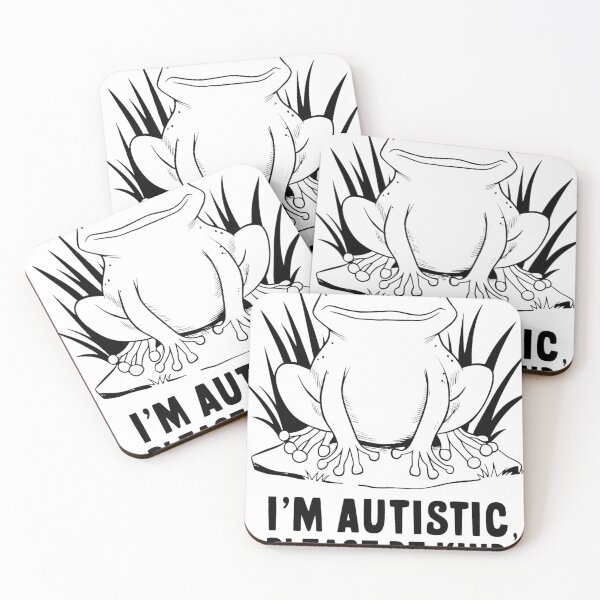 Artikelvorschau, Ich bin Autist. Bitte sei nett. Tism Frog entworfen und verkauft von KitonicTees.