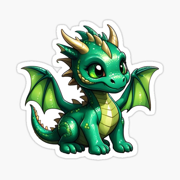 Artikel-Vorschau von Netter grüner Drache, designt und verkauft von MollyAnn712.