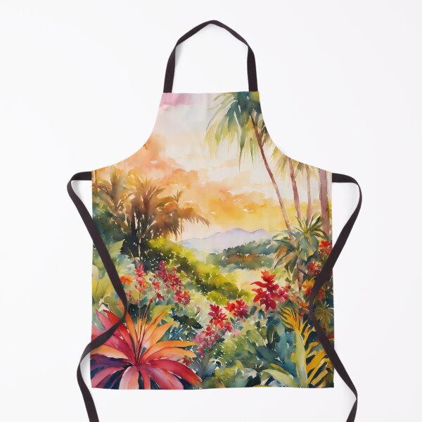 Item preview, Topical Jungle Landscape designed and sold by soulfulpalette.