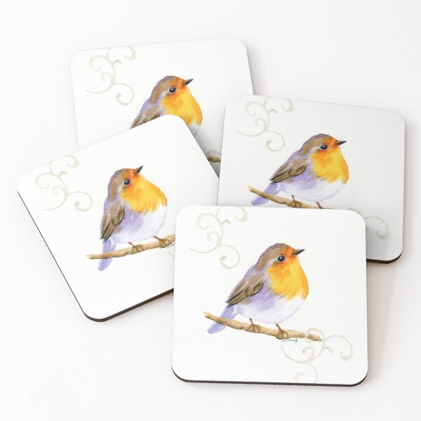 Artikelvorschau, Niedlicher Rotkehlchenvogel entworfen und verkauft von PurpleKimArt.
