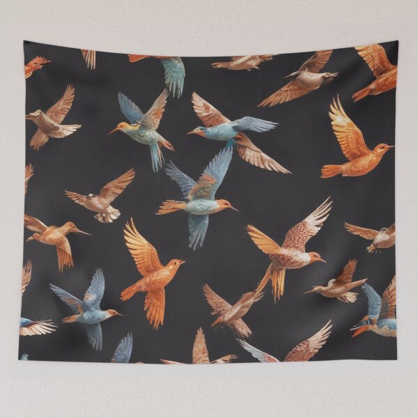Item preview, Beautiful bird flying print design  designed and sold by Anshu3813.