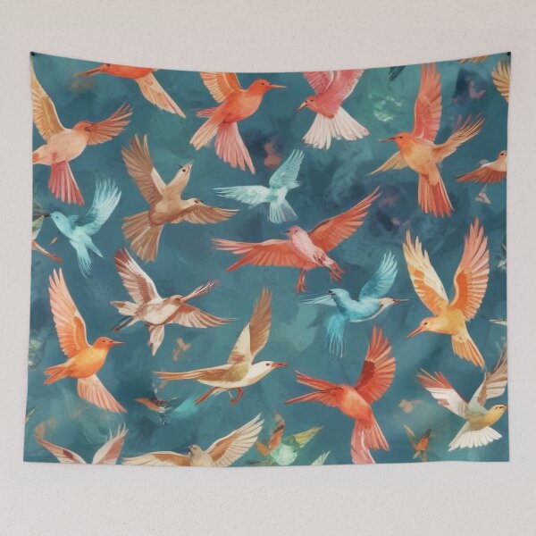 Item preview, Beautiful bird flying print design  designed and sold by Anshu3813.