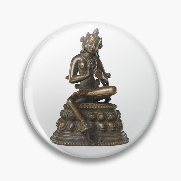 Item preview, Serene 12th Century Pala Dynasty Bronze Tara Sculpture designed and sold by gallofoto.