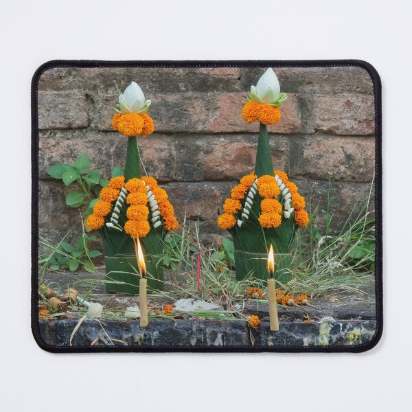 Item preview, Flowers of Serenity: Offerings at the Stupa of Laos designed and sold by franck380.
