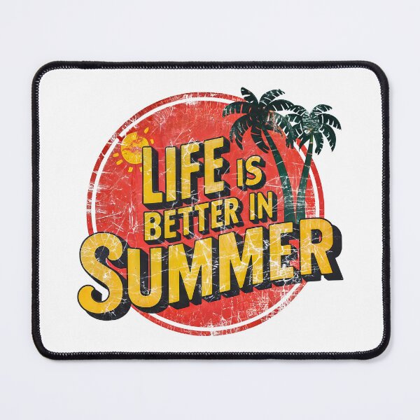 Item preview, Vintage summer design inspired by illustration with the text "LIFE IS BETTER IN SUMMER" designed and sold by elglotonmusical.