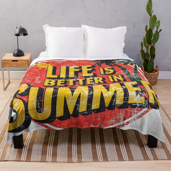 Item preview, Vintage summer design inspired by illustration with the text "LIFE IS BETTER IN SUMMER" designed and sold by elglotonmusical.