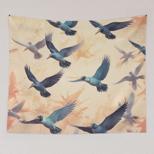 Item preview, Beautiful bird flying print design  designed and sold by Anshu3813.