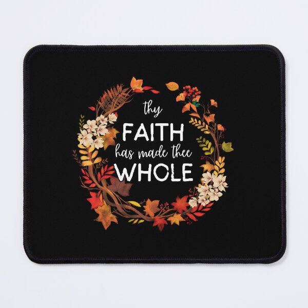 Item preview, Flower Wreath - Thy Faith has made thee Whole designed and sold by sleepcraver.