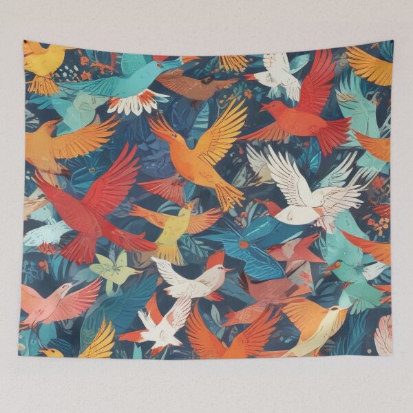 Item preview, Beautiful bird flying print design  designed and sold by Anshu3813.