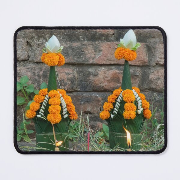 Item preview, Flowers of Serenity: Offerings at the Stupa of Laos designed and sold by franck380.