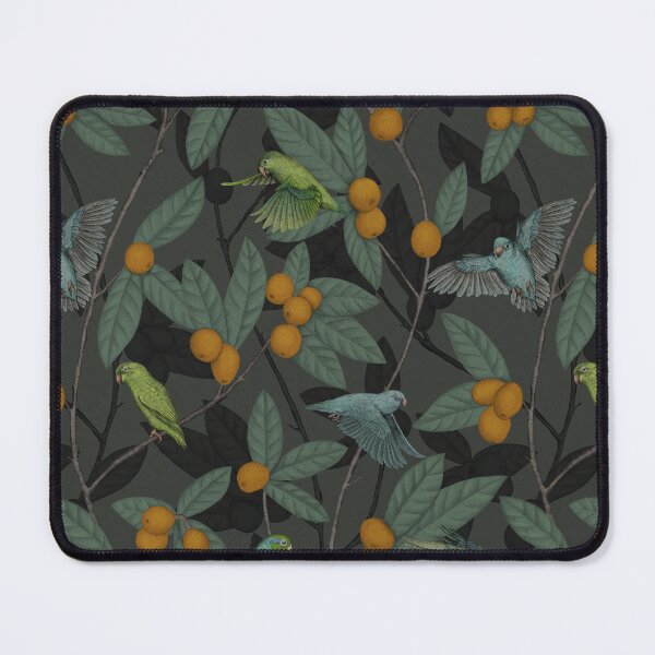 Item preview, Green & Turquoise Parrotlets and Orange Loquats designed and sold by somecallmebeth.