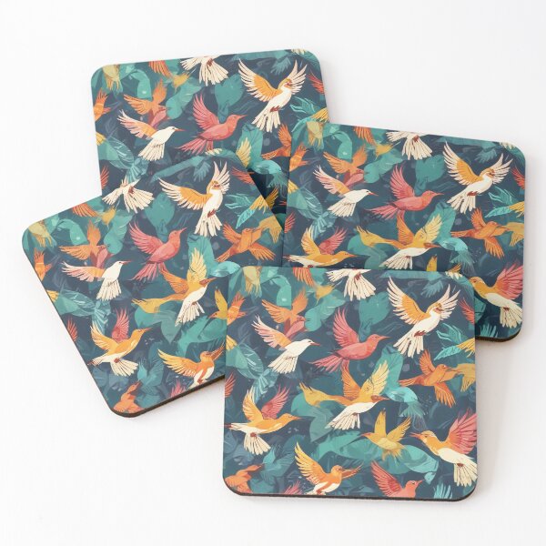 Item preview, Beautiful bird flying camouflage pattern print design  designed and sold by Anshu3813.