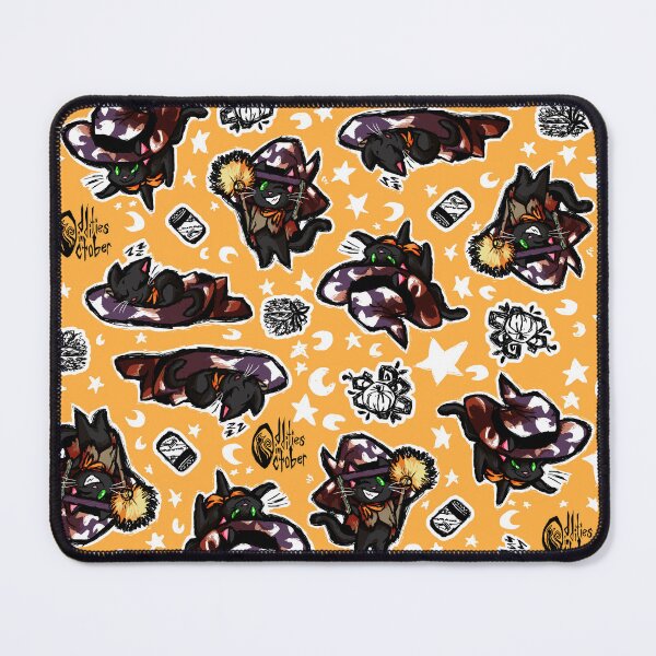 Aperçu de l'œuvre Odditiesn'October - Ce Chat Noir ORANGE créée et vendue par KitschyCats.