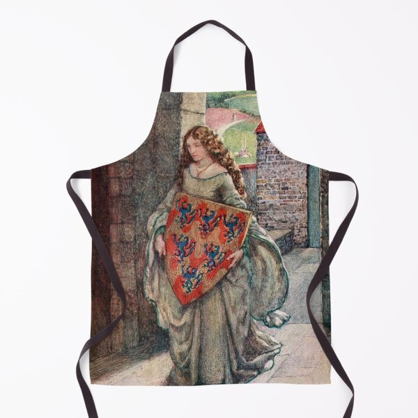 Artikelvorschau, Elaine mit Lancelots Schild - Eleanor Fortescue Brickdale entworfen und verkauft von forgottenbeauty.