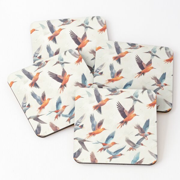 Item preview, Beautiful bird flying camouflage pattern print design  designed and sold by Anshu3813.