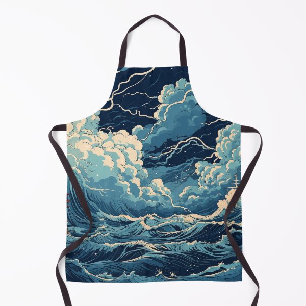 Item preview, Thunderstorm at Sea Hokusai 7 designed and sold by AstroRisq.