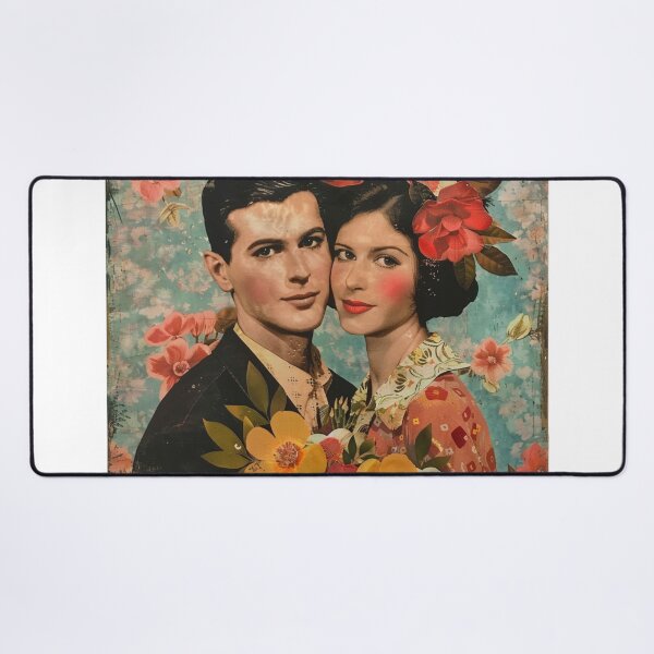 Item preview, Kitsch couple retro design designed and sold by ArtemisDesignAI.