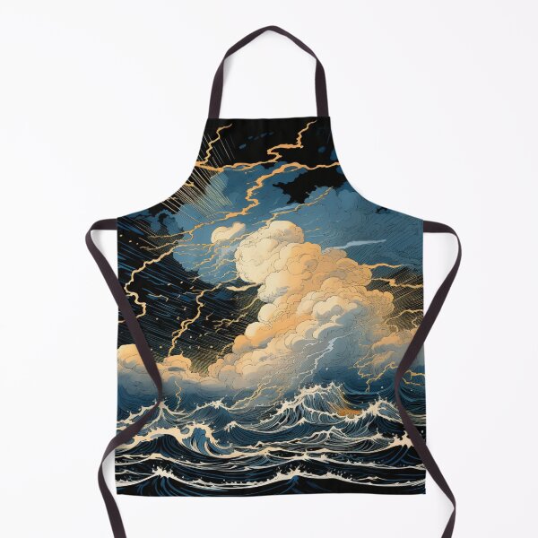 Item preview, Thunderstorm at Sea Hokusai 8 designed and sold by AstroRisq.