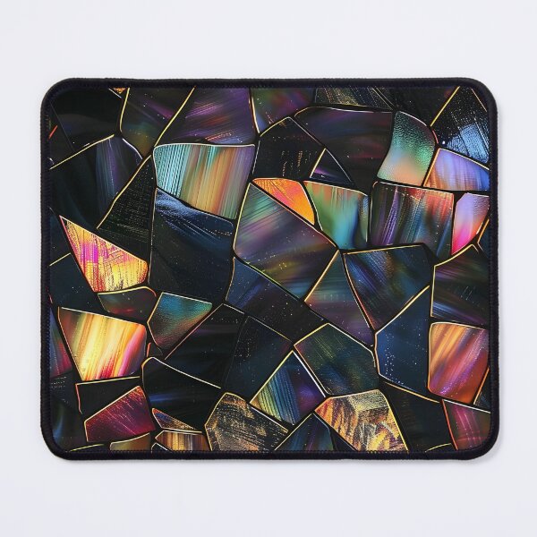 Item preview, Elegant stained glass with holographic tones designed and sold by dcrc.