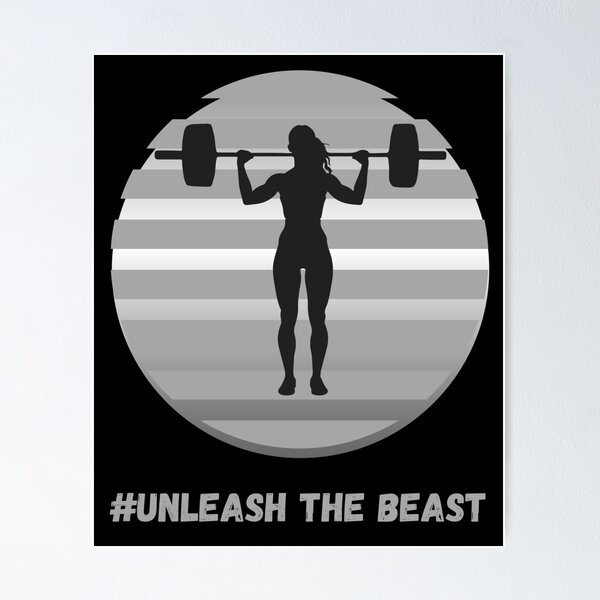 Item preview, #Unleash the Beast.Woman Weightlifter designed and sold by 7ofUsDesigns.