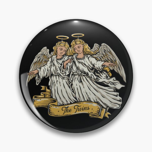Item preview, Twin Guardian Angels designed and sold by weervector.