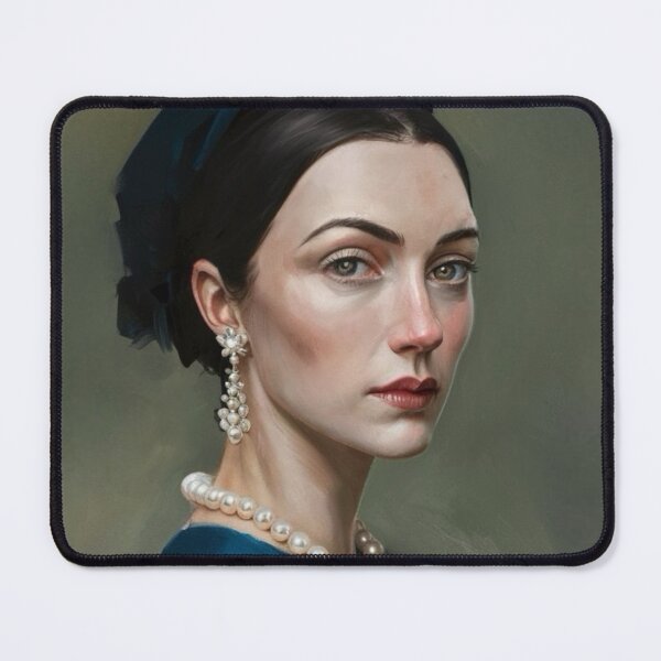 Item preview, Famous Women Portraits | Moody French Woman Art Inspired by Iconic Paintings |  Parisian Muse- Oil Painting…Art By Carraann designed and sold by CARRAANN.