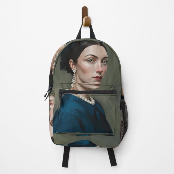 Item preview, Famous Women Portraits | Moody French Woman Art Inspired by Iconic Paintings | Parisian Muse- Oil Painting…Art By Carraann designed and sold by CARRAANN.