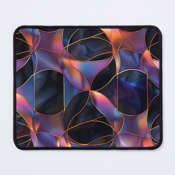 Item preview, Elegant stained glass with holographic tones designed and sold by dcrc.