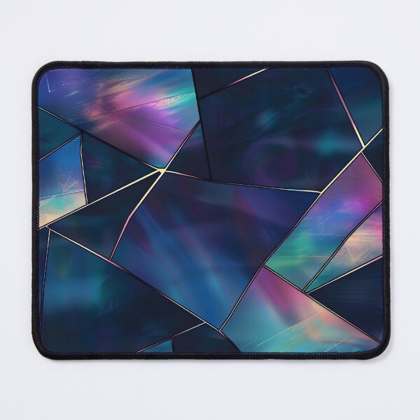 Item preview, elegant stained glass with holographic tones designed and sold by dcrc.