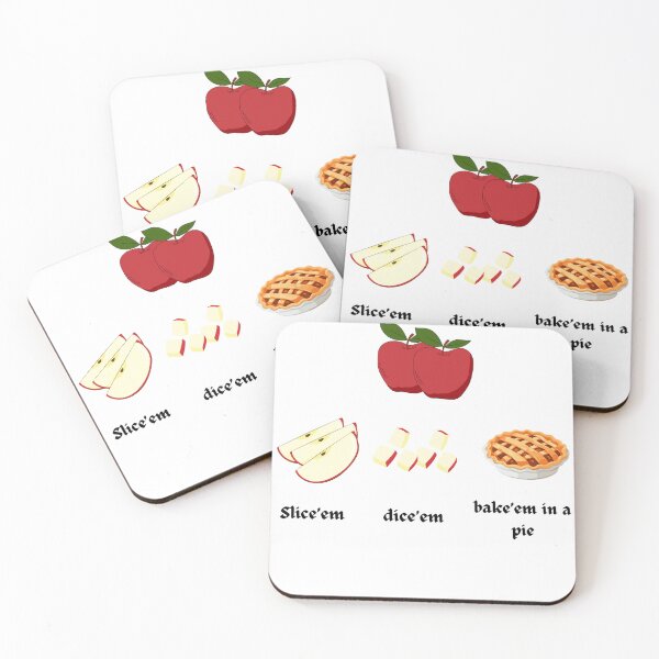 Item preview, Ap-ples Slice'em dice'em bake'em in a pie Essential T-Shirt designed and sold by KreativKulture.