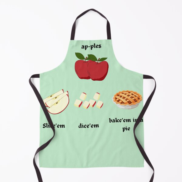 Item preview, Ap-ples Slice'em dice'em bake'em in a pie Essential T-Shirt designed and sold by KreativKulture.