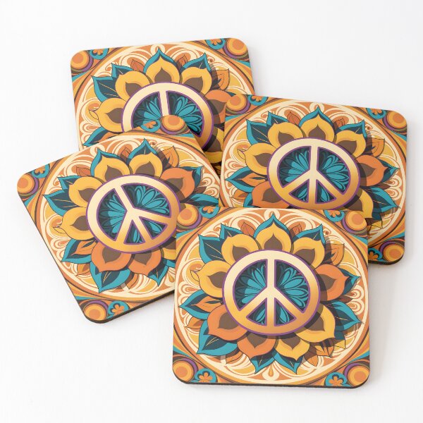 Item preview, Retro 70s Peace Sign designed and sold by Prints and Lifestyle.