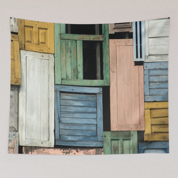 Item preview, facade of building in Vientiane, Laos designed and sold by franck380.