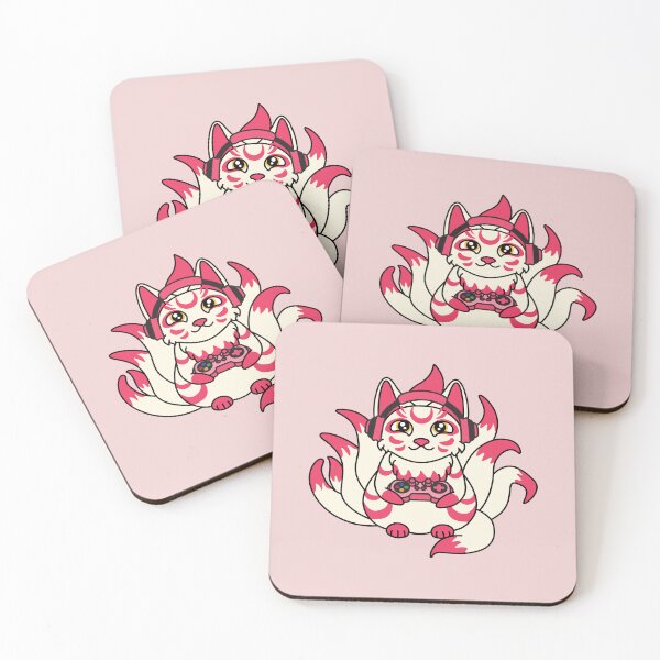 Aperçu de l'œuvre Kitsune Fox Gaming créée et vendue par NQArtist.
