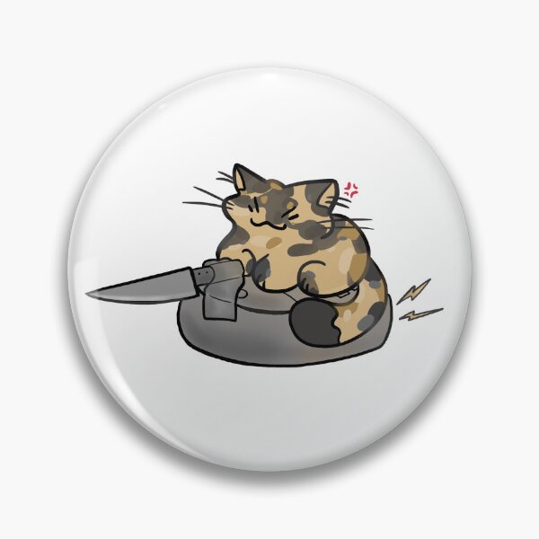 Item preview, roomba knife cat designed and sold by annasdoodlez.