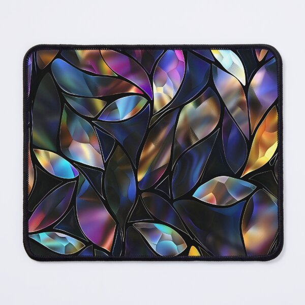 Item preview, elegant stained glass with holographic tones designed and sold by dcrc.