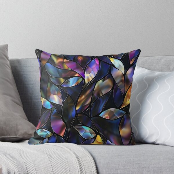 Item preview, elegant stained glass with holographic tones designed and sold by dcrc.