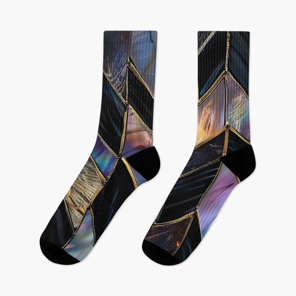 Item preview, elegant stained glass with holographic tones designed and sold by dcrc.