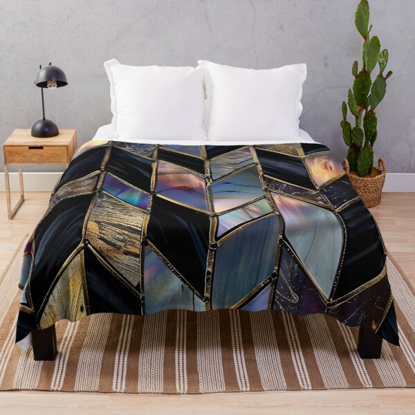 Item preview, elegant stained glass with holographic tones designed and sold by dcrc.