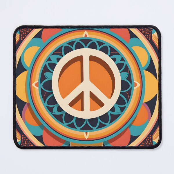 Item preview, Retro 70s Peace Sign designed and sold by Prints and Lifestyle.