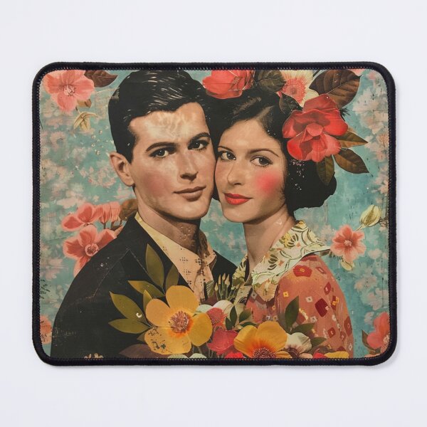 Item preview, Kitsch couple retro design designed and sold by ArtemisDesignAI.