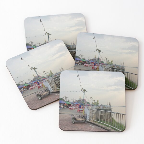 Item preview, Celestial Palette: Twilight on the Quays of Nong Khai designed and sold by franck380.