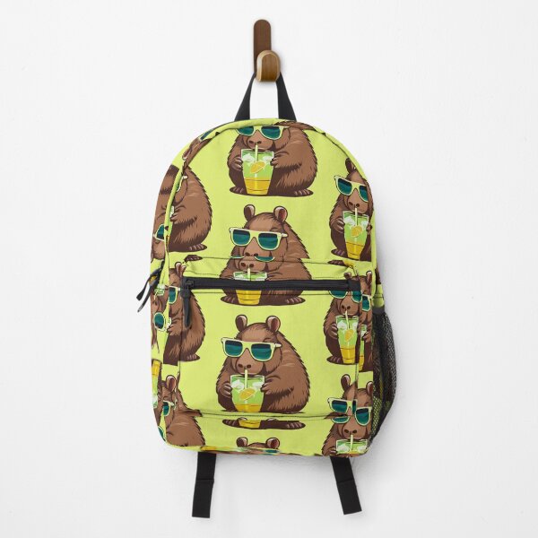 Item preview, Capybara Cute Drinking Lemonade Cartoon Style designed and sold by Horizon Cartoon.