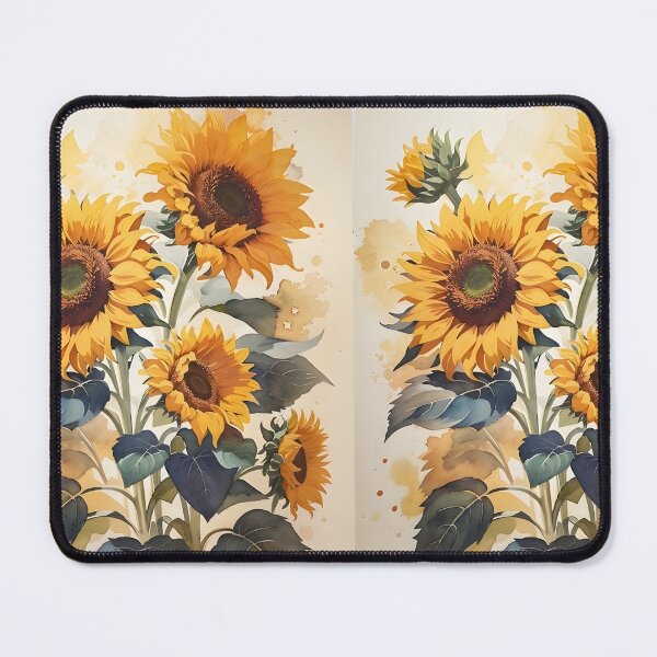 Item preview, vintage watercolor sun flower  designed and sold by AdesignTEE.