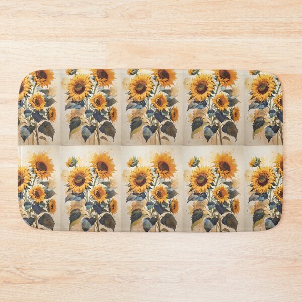 Item preview, vintage watercolor sun flower  designed and sold by AdesignTEE.